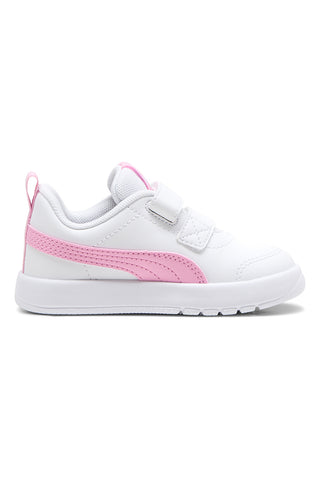 Beli roza čevlji Puma Courtflex V3 V Inf