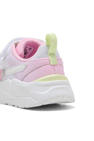 Beli lila roza čevlji s trakom in elastičnimi vezalkami Puma Trinity 2 LT Come On AC+ Inf