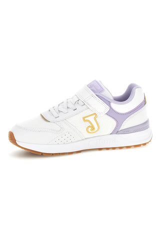 Bele superge z lila vložki Joma Tornado Jr 2619