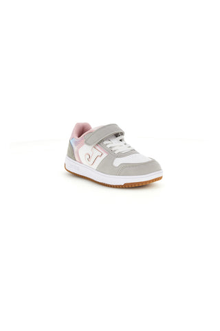 Beli in sivi športni copati z rožnatimi podrobnostmi Joma Street Jr 2607