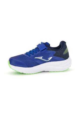 Modri športni čevlji s trakom in vezalkami Joma Speed Jr 2604