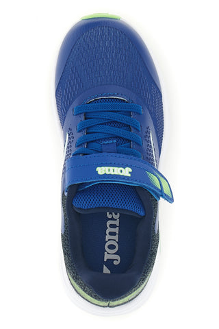 Modri športni čevlji s trakom in vezalkami Joma Speed Jr 2604