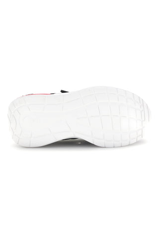 Črne športne copate s trakovi in roza vložki Fila Upspark Velcro Kids