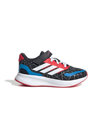 Črni športni copati z barvnimi detajli in zapenjanjem na velcro Adidas Runfalcon Spider-Man El C