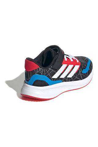 Črni športni copati z barvnimi detajli in zapenjanjem na velcro Adidas Runfalcon Spider-Man El C