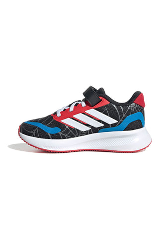 Črni športni copati z barvnimi detajli in zapenjanjem na velcro Adidas Runfalcon Spider-Man El C