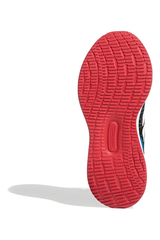 Črni športni copati z barvnimi detajli in zapenjanjem na velcro Adidas Runfalcon Spider-Man El C