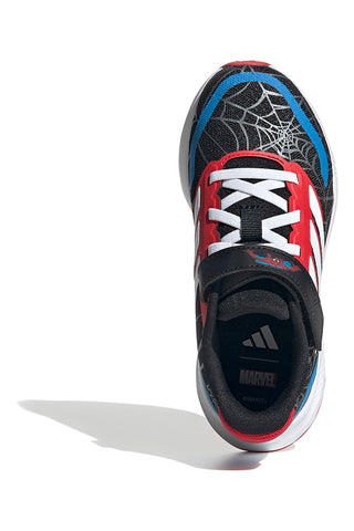Črni športni copati z barvnimi detajli in zapenjanjem na velcro Adidas Runfalcon Spider-Man El C