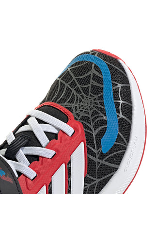 Črni športni copati z barvnimi detajli in zapenjanjem na velcro Adidas Runfalcon Spider-Man El C