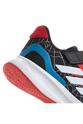 Črni športni copati z barvnimi detajli in zapenjanjem na velcro Adidas Runfalcon Spider-Man El C