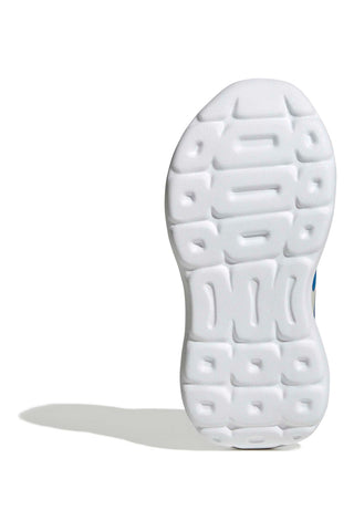 Bele superge z modrimi detajli in zapenjanjem na velcro Adidas Tensaur Run 3.0 El C