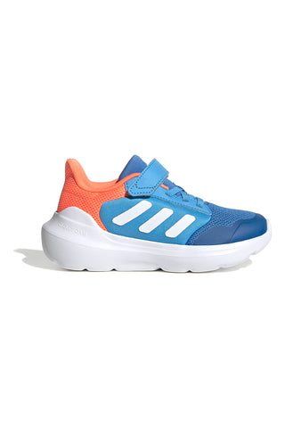 Modri in oranžni dihalni superge z velcro trakom Adidas Tensaur Run 3.0 EL C
