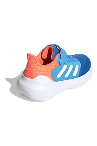 Modri in oranžni dihalni superge z velcro trakom Adidas Tensaur Run 3.0 EL C