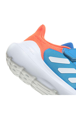 Modri in oranžni dihalni superge z velcro trakom Adidas Tensaur Run 3.0 EL C