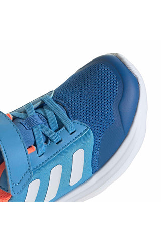 Modri in oranžni dihalni superge z velcro trakom Adidas Tensaur Run 3.0 EL C