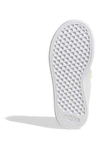 Bele superge z modrimi detajli in zapenjanjem na velcro Adidas Advantage Base 2.0 Cf C