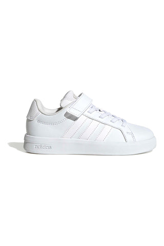 Bele superge z zapenjanjem Adidas Grand Court 3.0 El C
