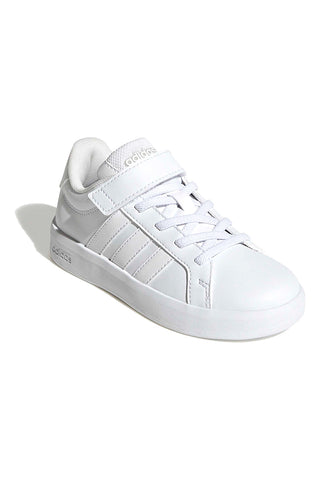 Bele superge z zapenjanjem Adidas Grand Court 3.0 El C