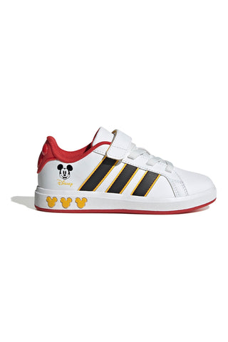 Bele superge z detajli Topolino Grand Court Mickey EL K Adidas