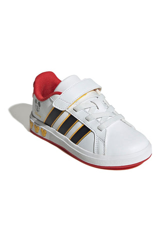 Bele superge z detajli Topolino Grand Court Mickey EL K Adidas