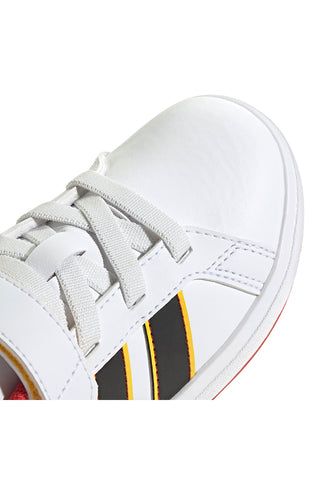Bele superge z detajli Topolino Grand Court Mickey EL K Adidas