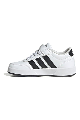 Trpežni beli športni copati z zapenjanjem na velcro Breaknet 3.0 EL C Adidas