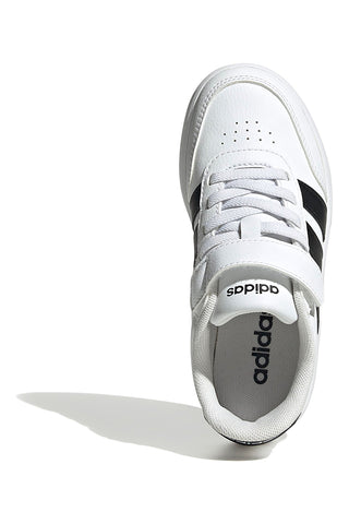 Trpežni beli športni copati z zapenjanjem na velcro Breaknet 3.0 EL C Adidas