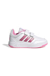 Bele in roza superge z vezalkami Adidas Tensaur Sport 3.0 CF K