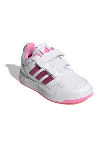 Bele in roza superge z vezalkami Adidas Tensaur Sport 3.0 CF K