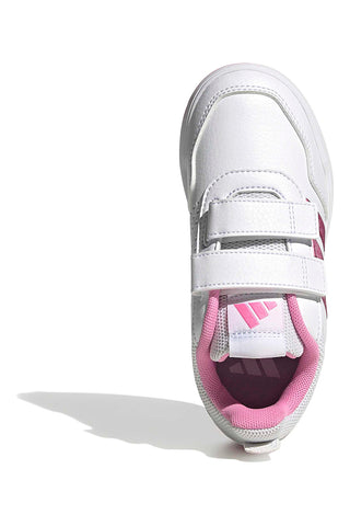 Bele in roza superge z vezalkami Adidas Tensaur Sport 3.0 CF K