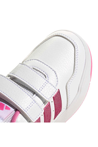 Bele in roza superge z vezalkami Adidas Tensaur Sport 3.0 CF K