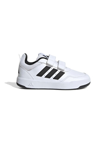 Bele superge z vezalkami in podplatom, ki ne pušča sledi Adidas Tensaur Sport 3.0 CF K za otroke