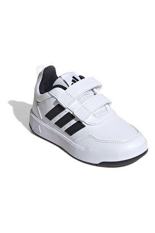 Bele superge z vezalkami in podplatom, ki ne pušča sledi Adidas Tensaur Sport 3.0 CF K za otroke