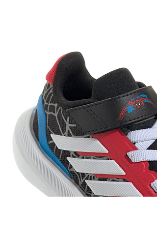 Črno-rdeče superge z velcro trakom Adidas Runfalcon Spider-Man EL I