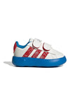 Bele superge z Bubblecomfy podplatom in Spider-Man detajli Adidas Grand Court Spider-Man CF I