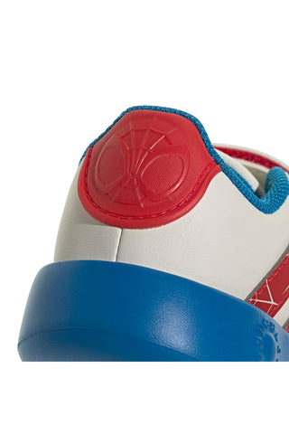 Bele superge z Bubblecomfy podplatom in Spider-Man detajli Adidas Grand Court Spider-Man CF I