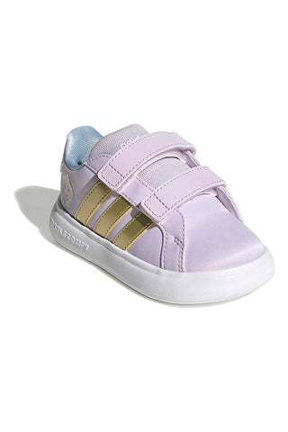 Lila superge z detajli Frozen in podplatom EVA Adidas Grand Court Elsa I
