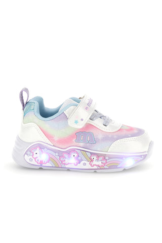Sneakers multicolore con strappo e luci M kids MJ6028