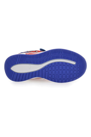 Modre športne copate z zapiranjem na trak z lučkami Spiderman R1310633T10