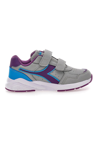 Sivi superge z velcro zaponko Diadora Falcon 5 SL JR V