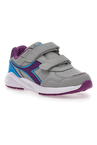 Sivi superge z velcro zaponko Diadora Falcon 5 SL JR V