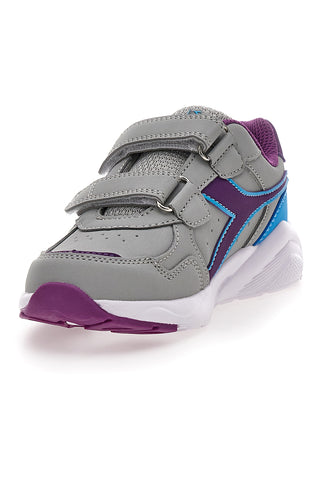 Sivi superge z velcro zaponko Diadora Falcon 5 SL JR V