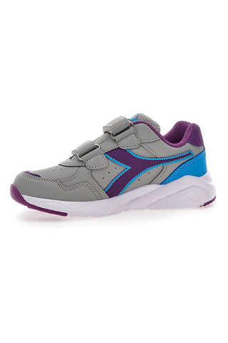 Sivi superge z velcro zaponko Diadora Falcon 5 SL JR V