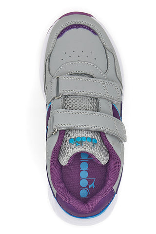 Sivi superge z velcro zaponko Diadora Falcon 5 SL JR V