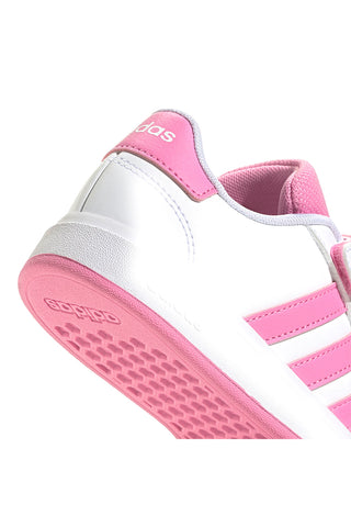 Bele in roza superge z zapenjanjem Adidas Grand Court 2.0 EL C