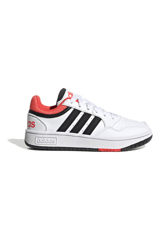 Bele in črne nizke superge Adidas Hoops 3.0 K