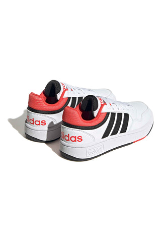 Bele in črne nizke superge Adidas Hoops 3.0 K