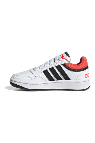 Bele in črne nizke superge Adidas Hoops 3.0 K