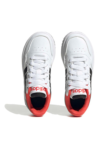 Bele in črne nizke superge Adidas Hoops 3.0 K