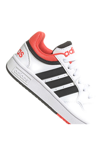 Bele in črne nizke superge Adidas Hoops 3.0 K